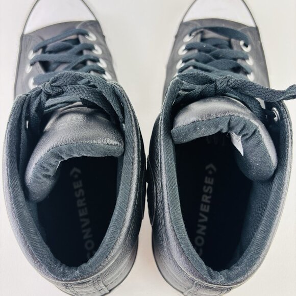 Converse CT All Star 149426C Unisex Mens 9 Wo’s 11 Black Leather High Sneakers - Picture 5 of 11